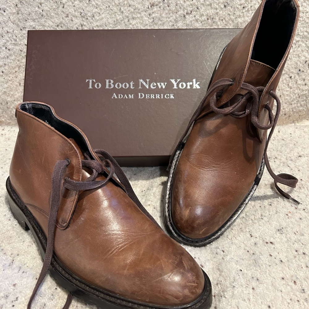 To Boot Brown Chukka Leather Boots